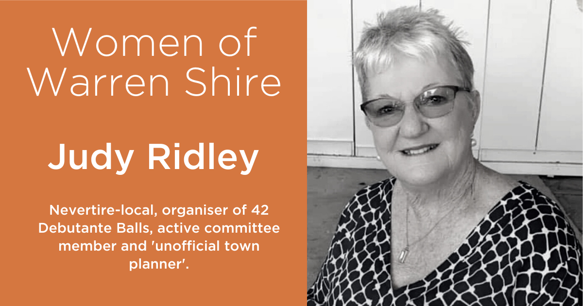 Women of Warren Shire - Judy Ridley - Post Image